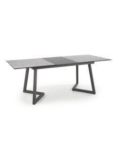 TIZIANO Stół Rozkładany 160-210cm Jasny Popiel/Ciemny Popiel - Subtelny