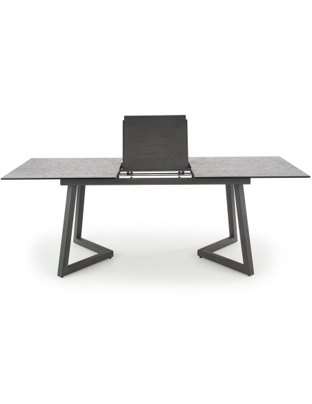 TIZIANO Stół Rozkładany 160-210cm Jasny Popiel/Ciemny Popiel - Subtelny