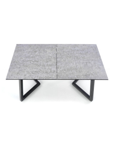 TIZIANO Stół Rozkładany 160-210cm Jasny Popiel/Ciemny Popiel - Subtelny