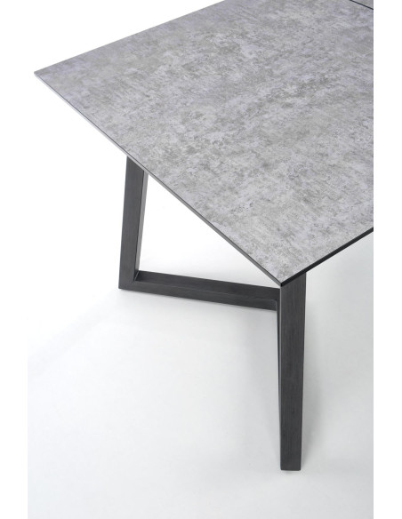 TIZIANO Stół Rozkładany 160-210cm Jasny Popiel/Ciemny Popiel - Subtelny