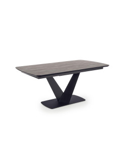 VINSTON Stół Rozkładany 180-230cm Ciemny Popiel/Czarny - Nowoczesna Wygoda