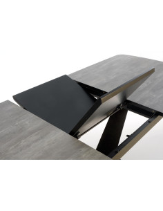VINSTON Stół Rozkładany 180-230cm Ciemny Popiel/Czarny - Nowoczesna Wygoda 2