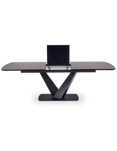 VINSTON Stół Rozkładany 180-230cm Ciemny Popiel/Czarny - Nowoczesna Wygoda