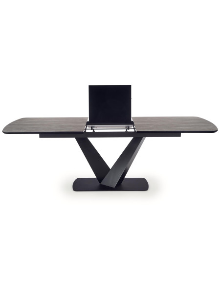 VINSTON Stół Rozkładany 180-230cm Ciemny Popiel/Czarny - Nowoczesna Wygoda