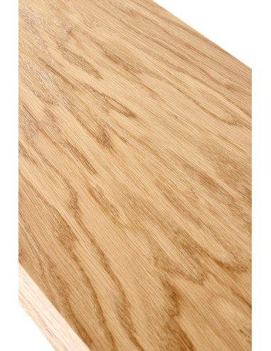 INFERNO Konsolka Dąb Naturalny - Czarny 106x30cm - Styl i Funkcjonalność