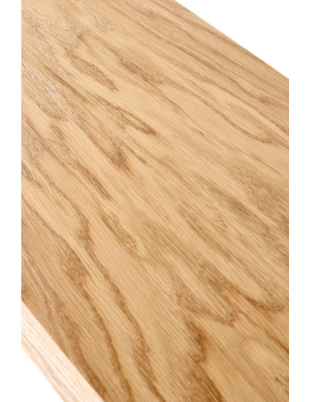 INFERNO Konsolka Dąb Naturalny - Czarny 106x30cm - Styl i Funkcjonalność