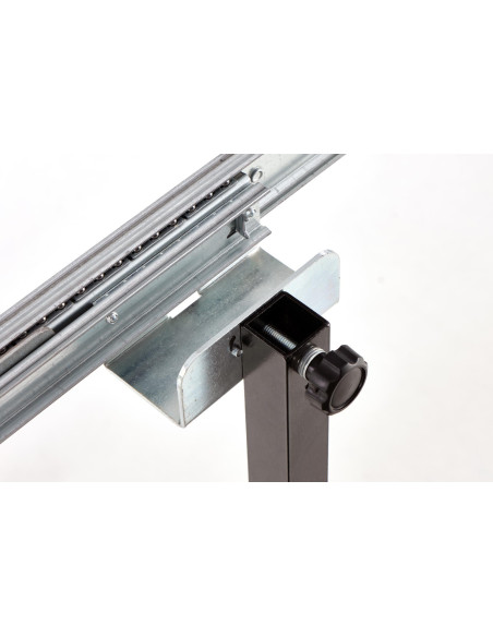 INFERNO Duży Stół Rozkładany 100-300cm Dąb Naturalny - Czarny