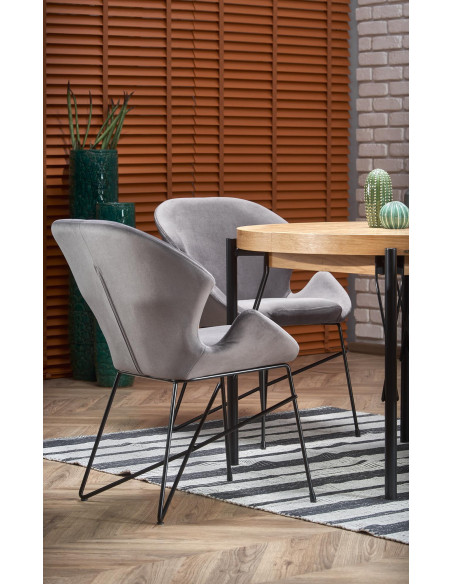 INFERNO Duży Stół Rozkładany 100-300cm Dąb Naturalny - Czarny