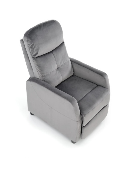 FELIPE 2 Rozkładany Fotel Wypoczynkowy Popielaty - Komfort i Nowoczesność