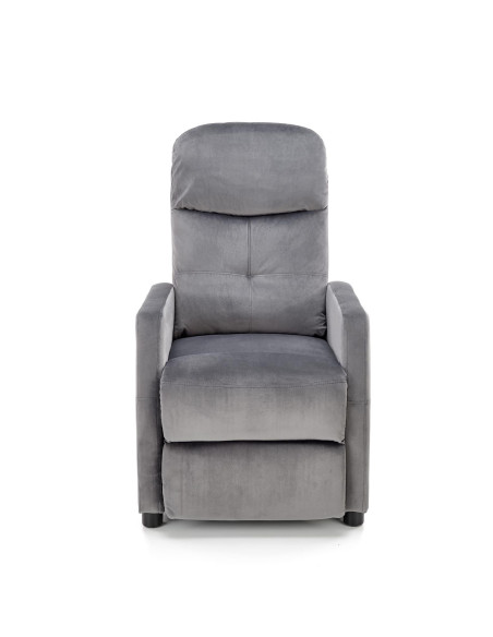 FELIPE 2 Rozkładany Fotel Wypoczynkowy Popielaty - Komfort i Nowoczesność