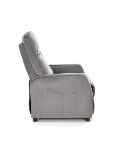 FELIPE 2 Rozkładany Fotel Wypoczynkowy Popielaty - Komfort i Nowoczesność