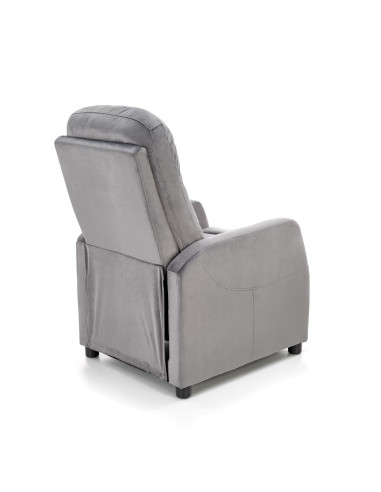 FELIPE 2 Rozkładany Fotel Wypoczynkowy Popielaty - Komfort i Nowoczesność