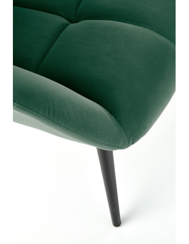 TYRION Fotel Wypoczynkowy USZAK C.zielony Velvet - Głębia Koloru i Wygoda