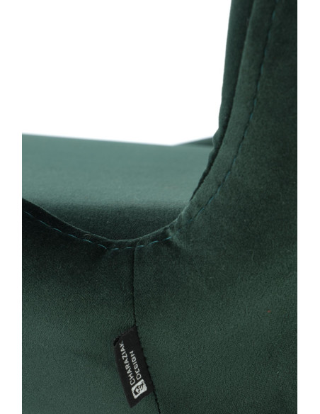 K454 Krzesło Velvet Ciemna Zieleń - Elegancja i Komfort