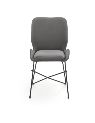 K454 Krzesło Velvet Popiel - Nowoczesność i Subtelność