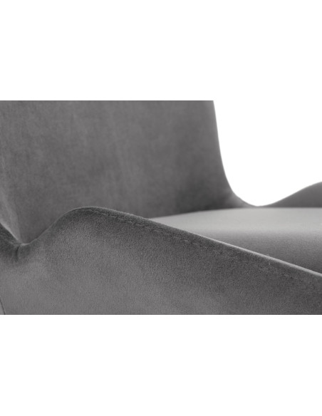 K454 Krzesło Velvet Popiel - Nowoczesność i Subtelność