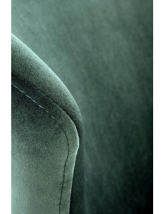 K458 Krzesło Velvet Ciemna Zieleń - Elegancja i Komfort 2