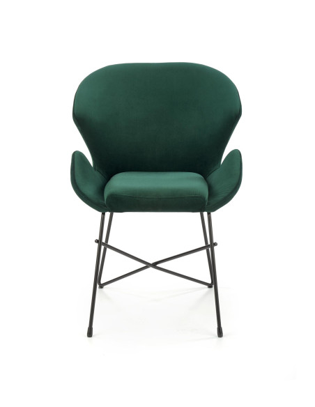 K458 Krzesło Velvet Ciemna Zieleń - Elegancja i Komfort