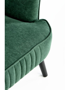 DELGADO Fotel Wypoczynkowy Velvet Ciemna Zieleń - Elegancja i Wygoda 2