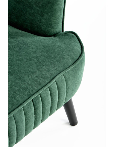 DELGADO Fotel Wypoczynkowy Velvet Ciemna Zieleń - Elegancja i Wygoda