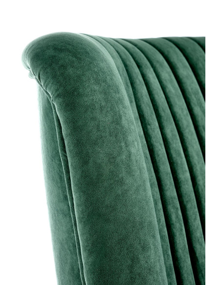 DELGADO Fotel Wypoczynkowy Velvet Ciemna Zieleń - Elegancja i Wygoda