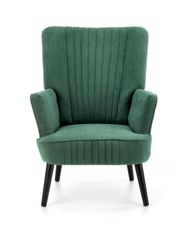 DELGADO Fotel Wypoczynkowy Velvet Ciemna Zieleń - Elegancja i Wygoda