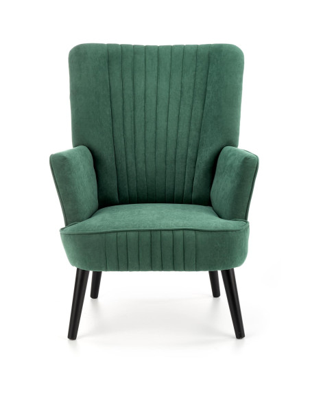 DELGADO Fotel Wypoczynkowy Velvet Ciemna Zieleń - Elegancja i Wygoda
