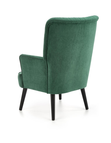 DELGADO Fotel Wypoczynkowy Velvet Ciemna Zieleń - Elegancja i Wygoda