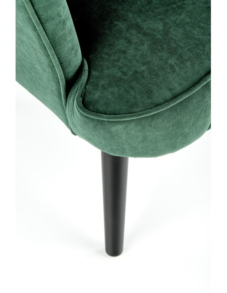 DELGADO Fotel Wypoczynkowy Velvet Ciemna Zieleń - Elegancja i Wygoda