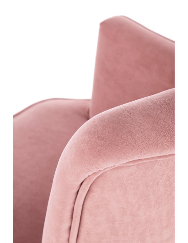 DELGADO Fotel Wypoczynkowy Velvet Różowy - Słodki Akcent i Wygoda