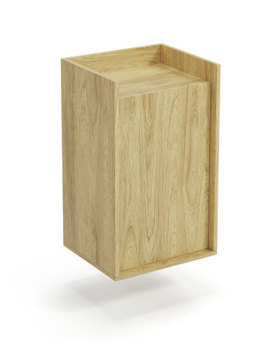 MOBIUS Szafka/Biurko Hikora Naturalna/Antyczny Róż- Delikatność i Elegancja