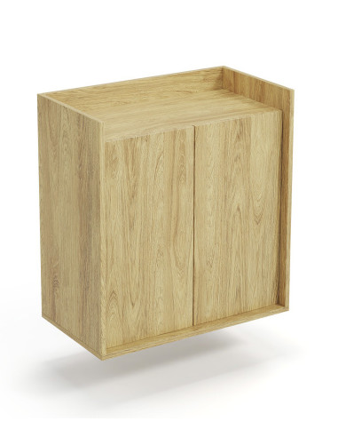 MOBIUS Szafka 78x41x83cm Hikora Naturalna/Fronty Hikora Naturalna