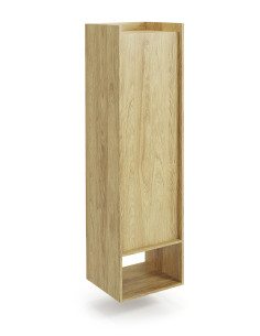 MOBIUS Szafka Wysoka 50x41x179cm Hikora Naturalna/Fronty Hikora Naturalna