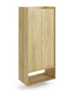 MOBIUS Szafka Wysoka 78x41x179cm Hikora Naturalna/Fronty Hikora Naturalna