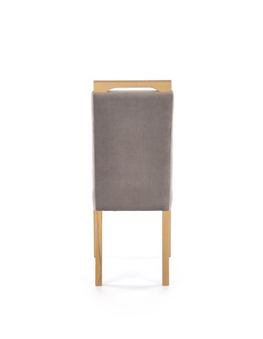 CLARION Krzesło Drewniane Dąb Miodowy z Tkaniną RIVIERA 91 - Elegancja