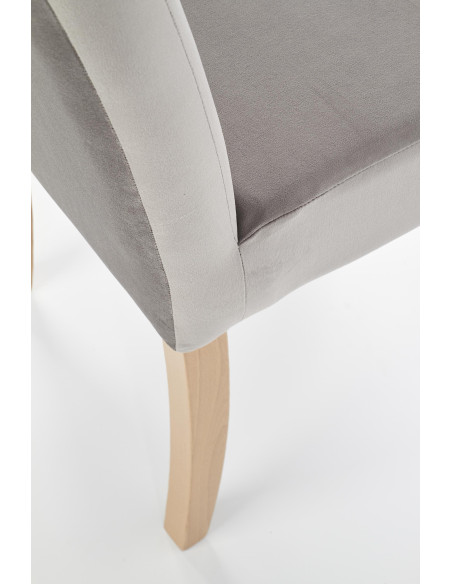 CLARION Krzesło Drewniane Dąb Miodowy z Tkaniną RIVIERA 91 - Elegancja