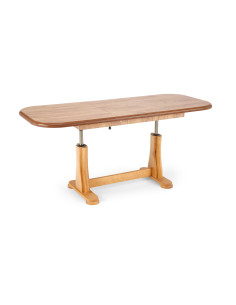 TYMON Stół Rozkładany 125-164cm, Dąb Craft - Elastyczność i Styl