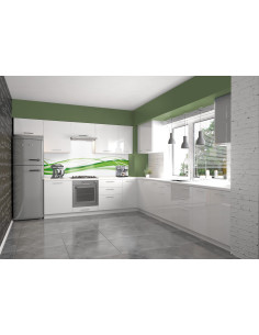 VENTO D3S Szafka 60cm z 3 Szufladami Biały/Biały Połysk- Mechanizm Hettich 2