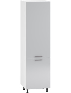 VENTO DU Szafka Uniwersalna 60/214 cm Jasny Popiel w Połysku