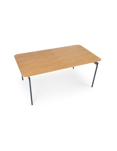 SMART Stół Rozkładany 170-250cm Dąb Naturalny/Czarny - Elegancja i Komfort