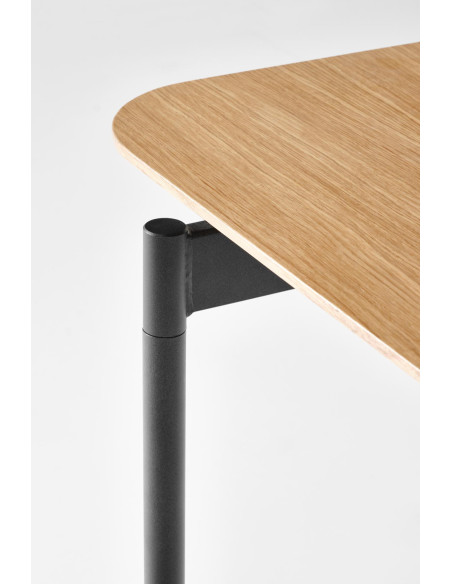 SMART Stół Rozkładany 170-250cm Dąb Naturalny/Czarny - Elegancja i Komfort