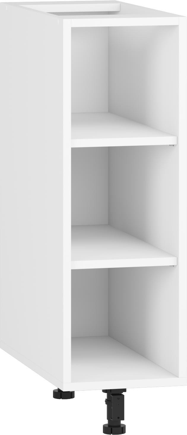 Przykładowa aranżacja kuchni wykonanej z szafek z serii VENTO z frontami w kolorze białym.