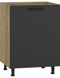 VENTO D60 Szafka 60cm Antracyt - Idealna do Przechowywania