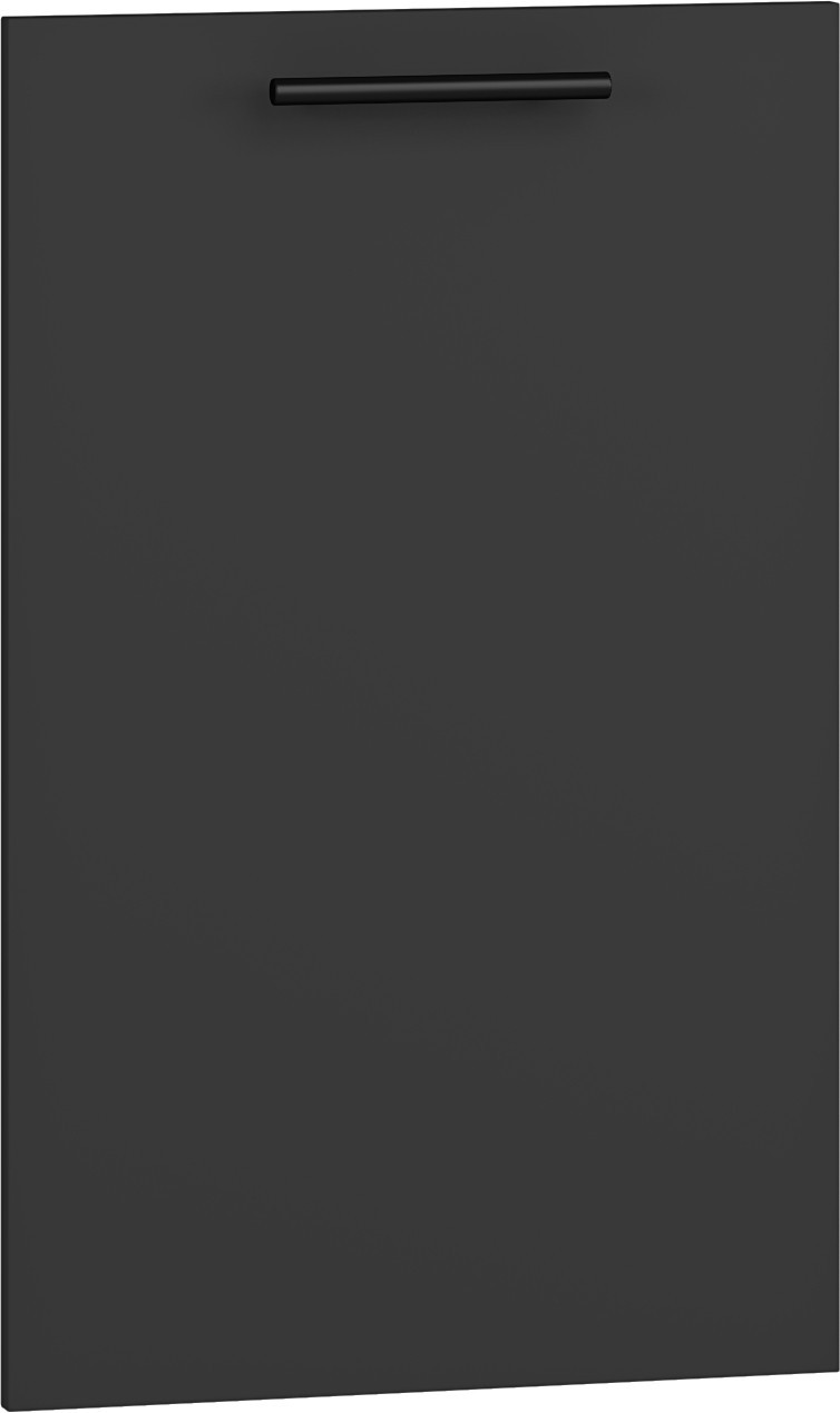 Frontowy widok modułu kuchennego VENTO DM45, antracyt, minimalistyczny design z czarnym uchwytem.