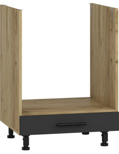 VENTO DP Szafka Piekarnikowa 60cm Antracyt/Dąb Craft - Funkcjonalność