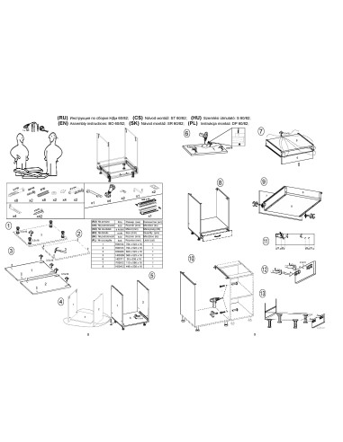 VENTO DP Szafka Piekarnikowa 60cm Antracyt/Dąb Craft - Funkcjonalność