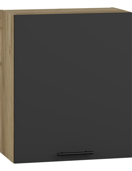 VENTO G60 Szafka Górna 60cm Antracyt/Dąb Craft - Szeroka i Przestronna