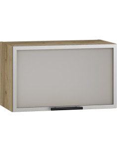 VENTO GOV60 Szafka Górna z Szkłem 60cm Dąb Craft - Transparentność i Styl