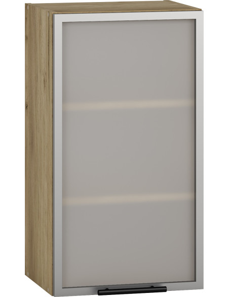 VENTO GV-40/72 szafka górna z witryną dąb craft LEWA (1p 1szt)