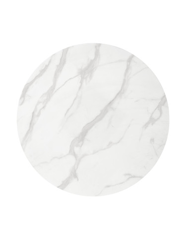 CASEMIRO stół blat - biały marmur, noga - złoty (2p 1szt)